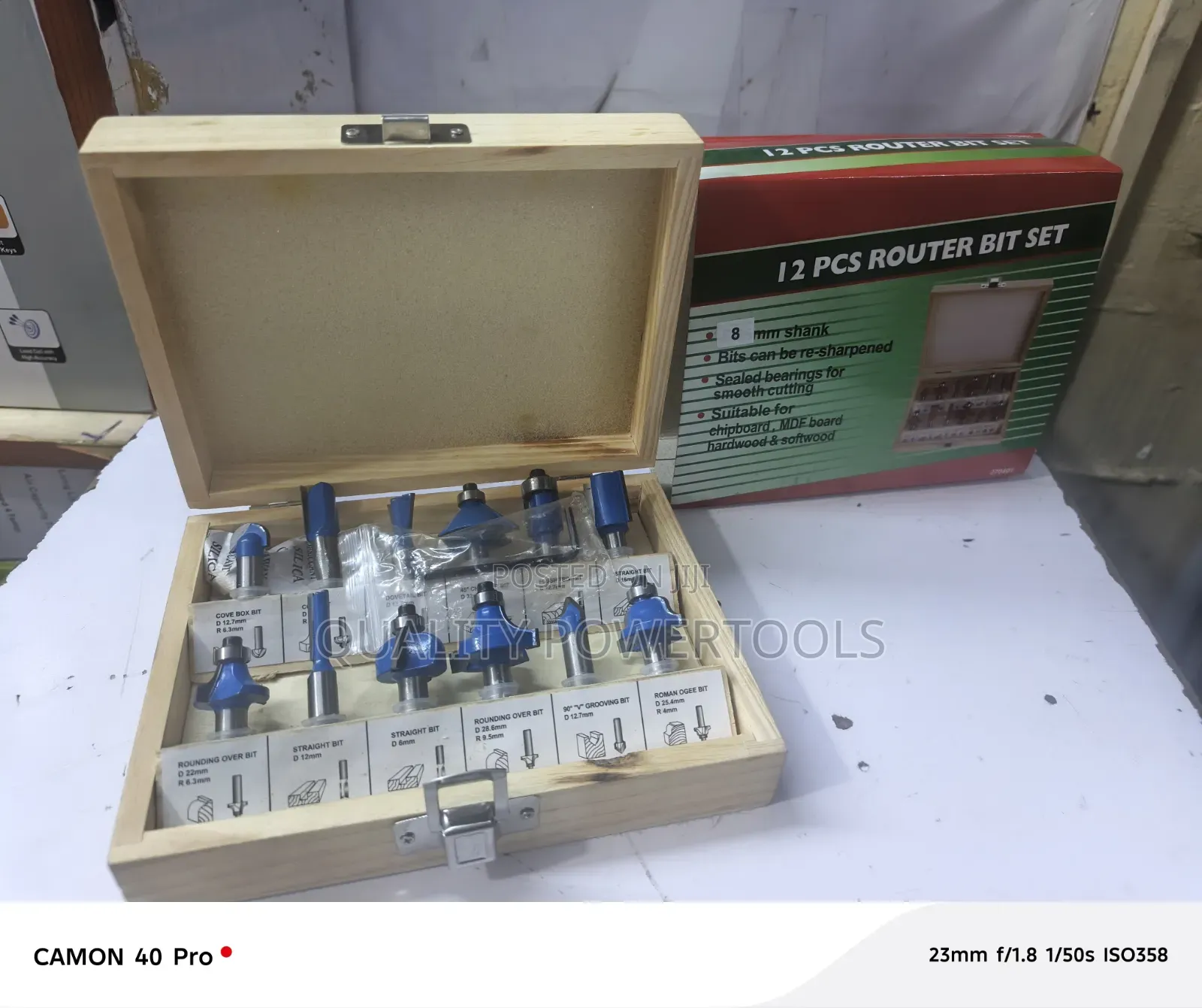 12pcs Router Bits -Strongest