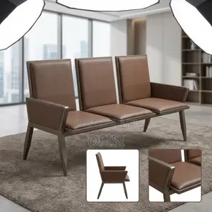 Waiting Bench; 3-Seater Comfy Waiting Chair