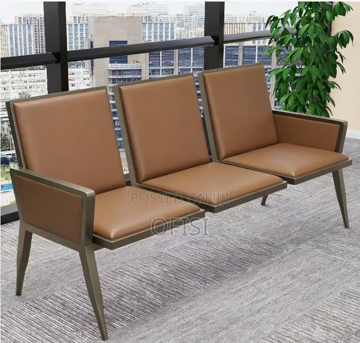 Waiting Bench; 3-Seater Comfy Waiting Chair