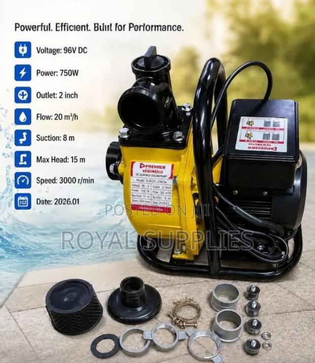15m 2" DC Solar Surface Water Pump With Controller