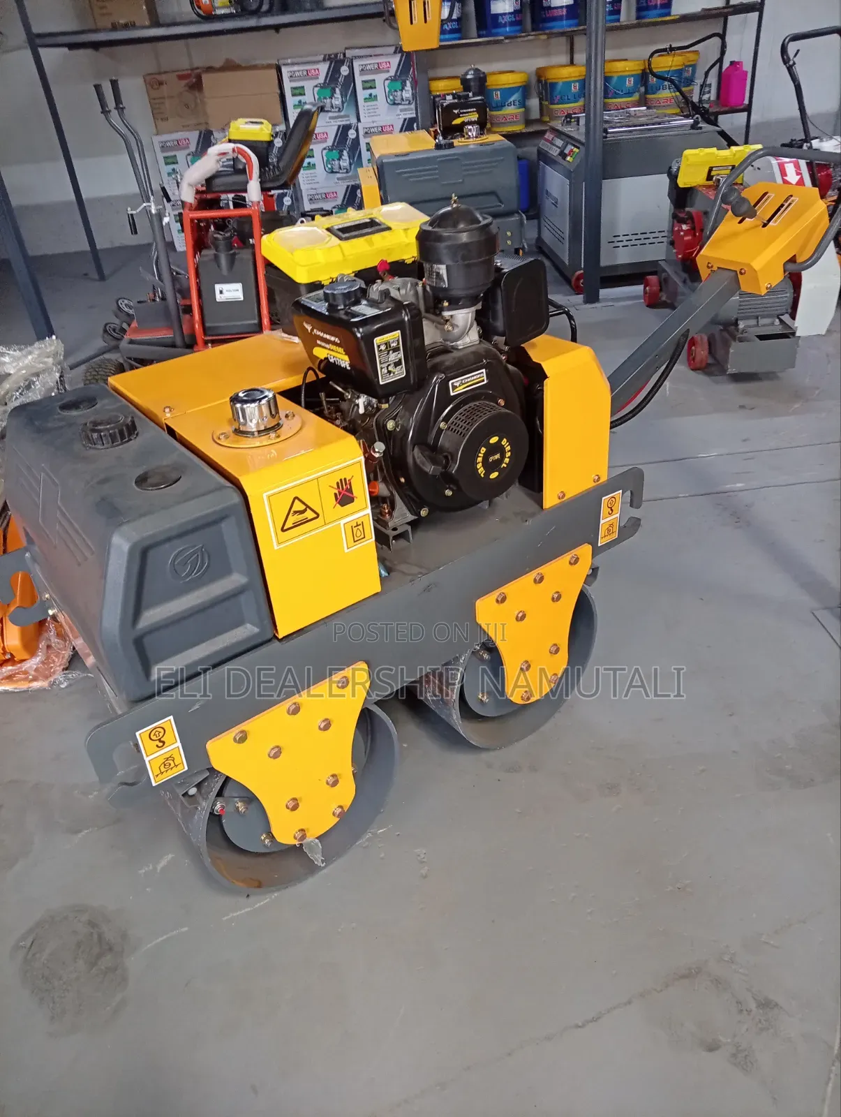 Best 500kg Diesel Double Drum Roller for Road Civil Works