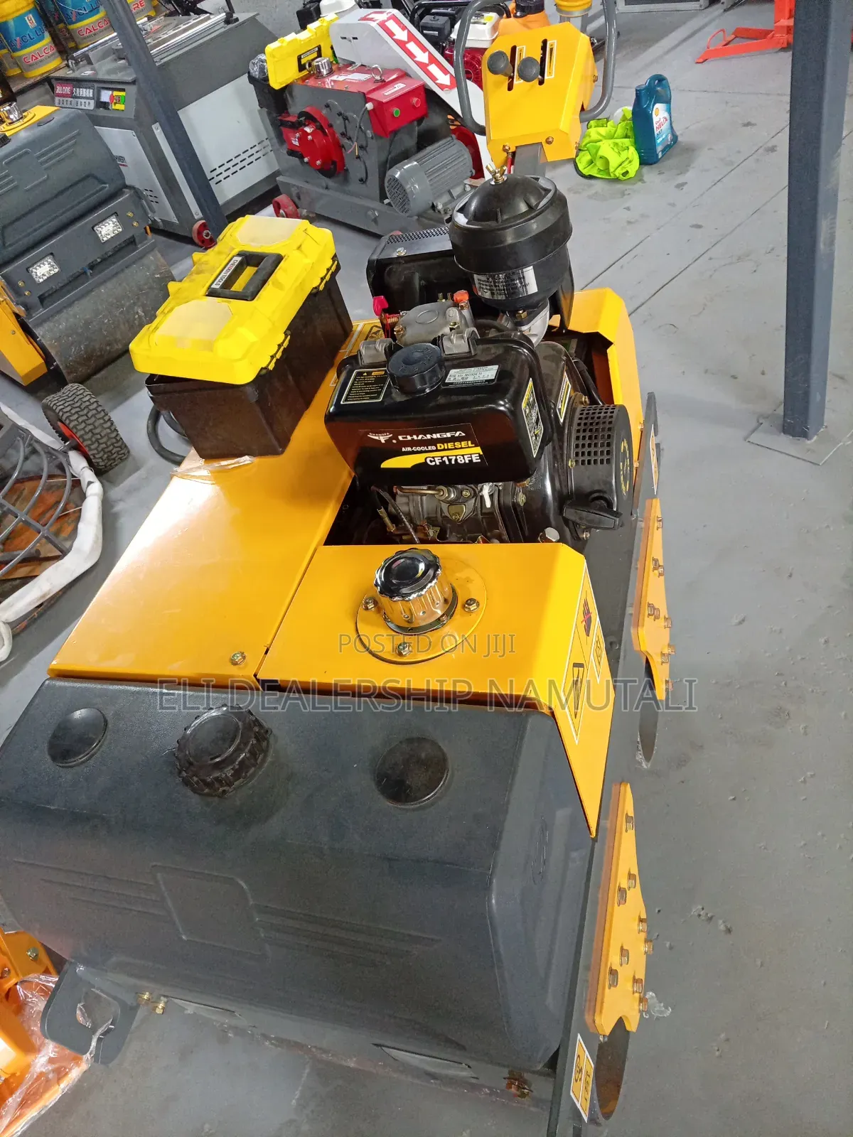 KAMO 500kg Double Drum Compactor – Durable Diesel Road Roller