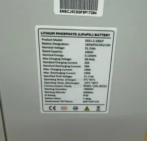 Eastman 5.12kwh - 51v (100Ah) Lithium Ion Solar Battery 6000 Cycle