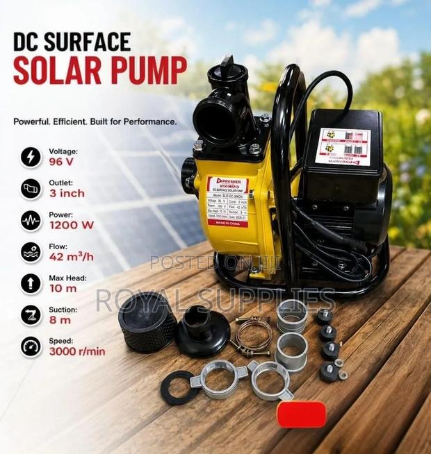3" 10m Solar DC Surface Pump With Controller