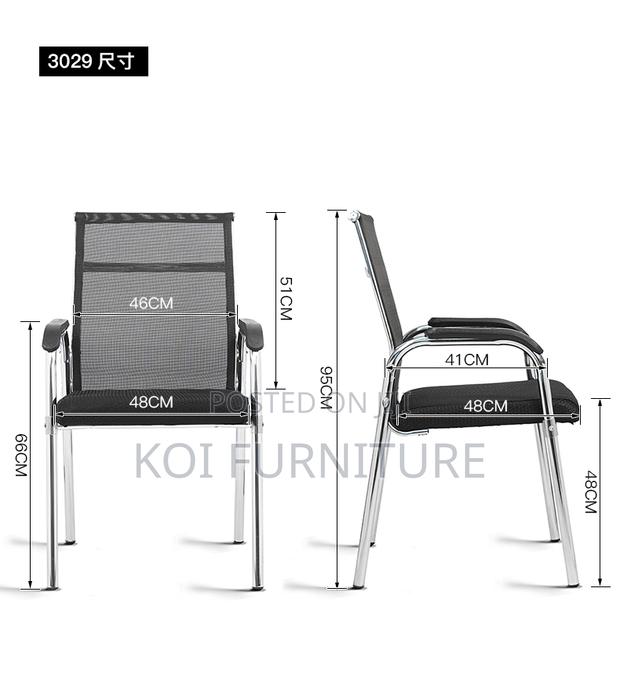 Office Chairs; Visitors Executive Reception Desk Office Chair - thumbnail 4