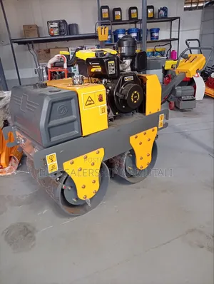 KAMO 600D Walk-Behind Double Drum Roller – 8HP Diesel Engine
