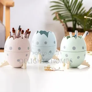 Creative Dinosaur Egg Shape Pen Holder_cu