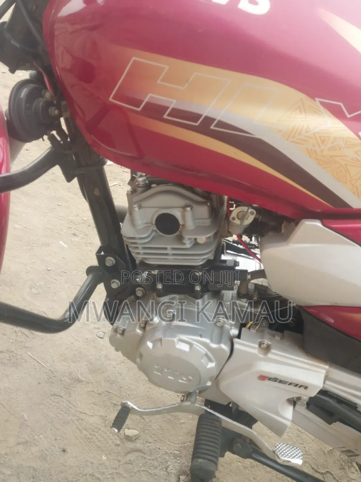 TVS HLX Plus ES 2026 Red