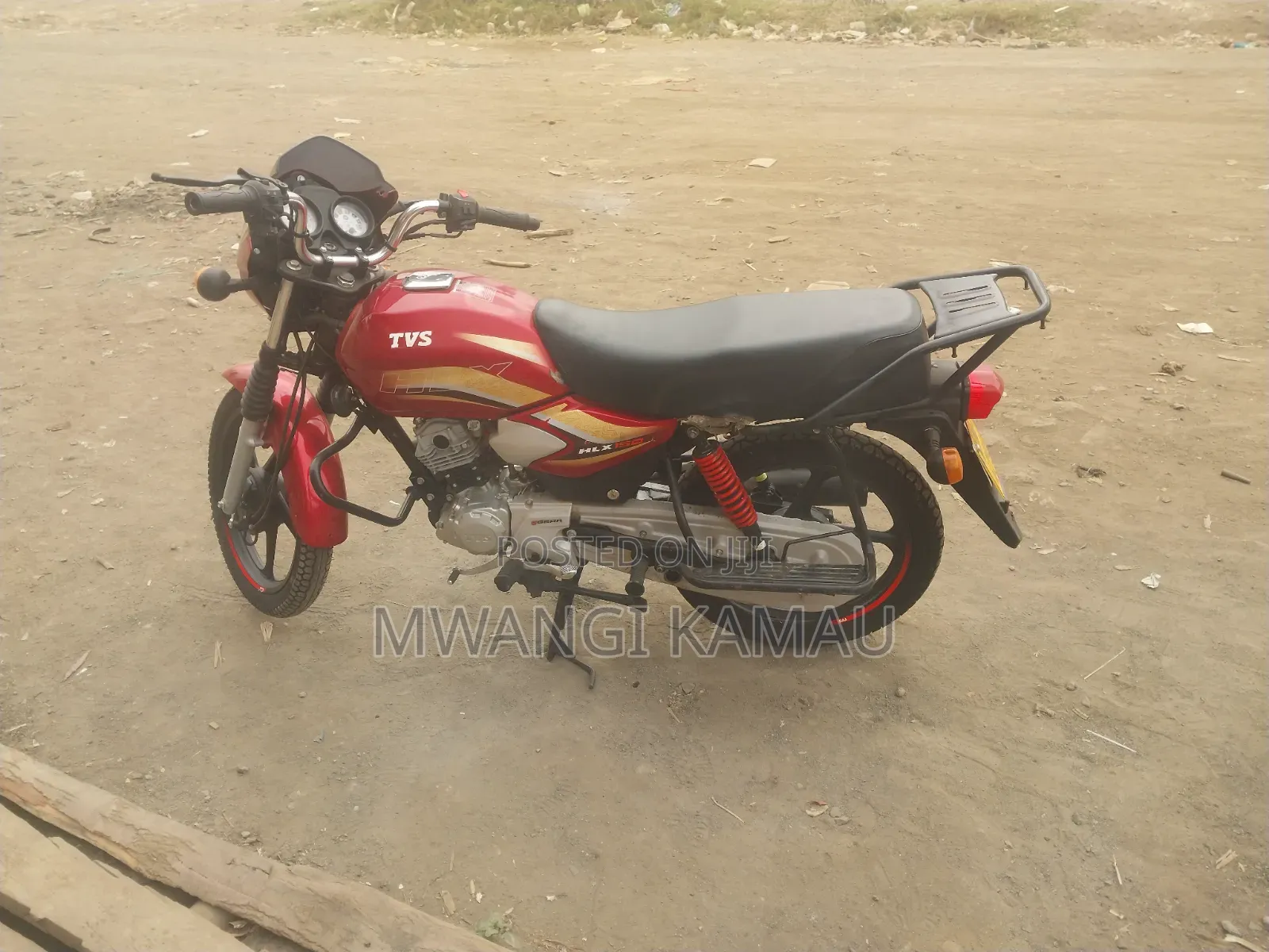 TVS HLX Plus ES 2026 Red