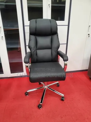 Black Executive Swivel Office Chair
