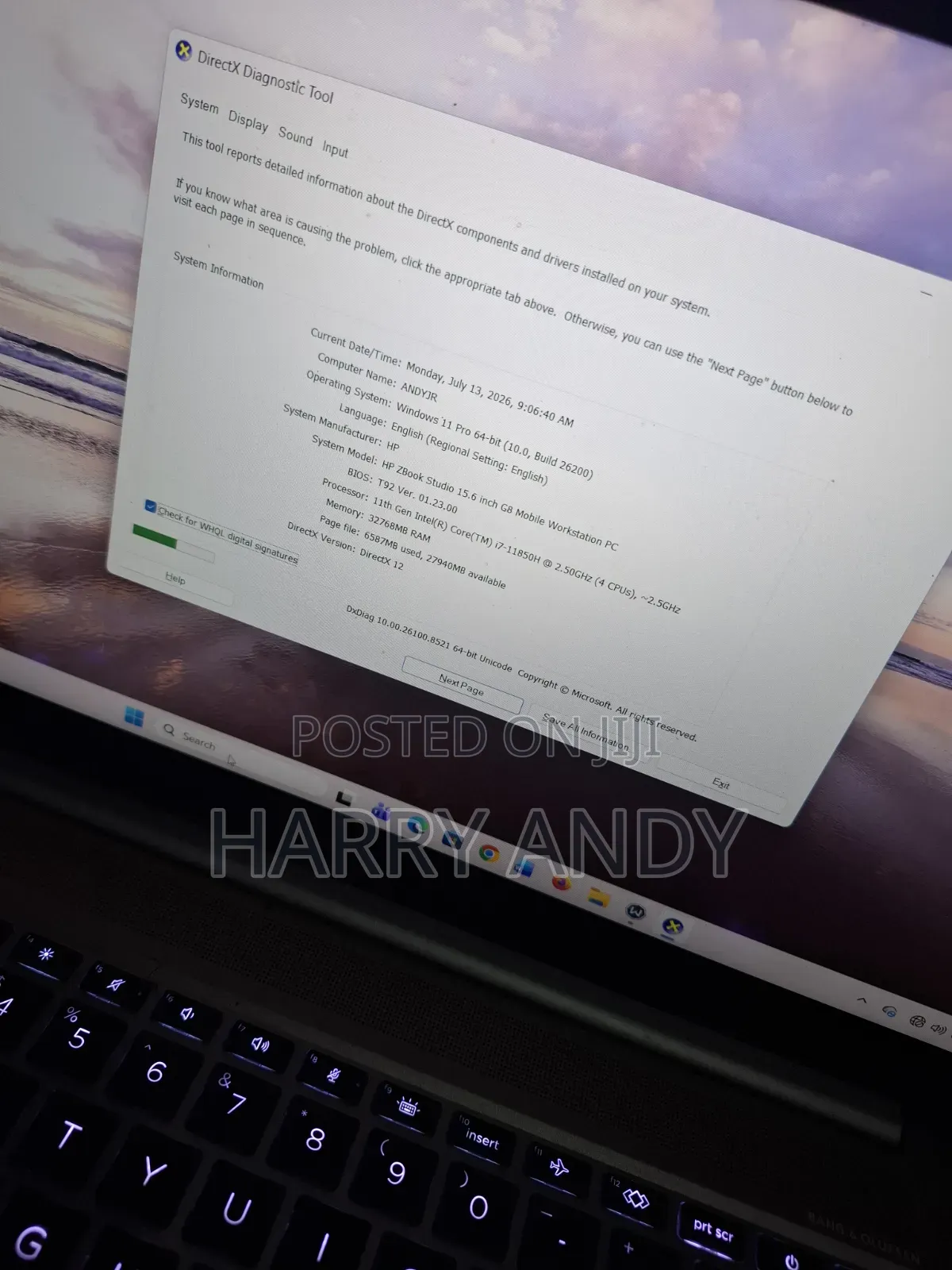 Laptop HP ZBook Studio G8 32GB Intel Core i7 SSD 512GB