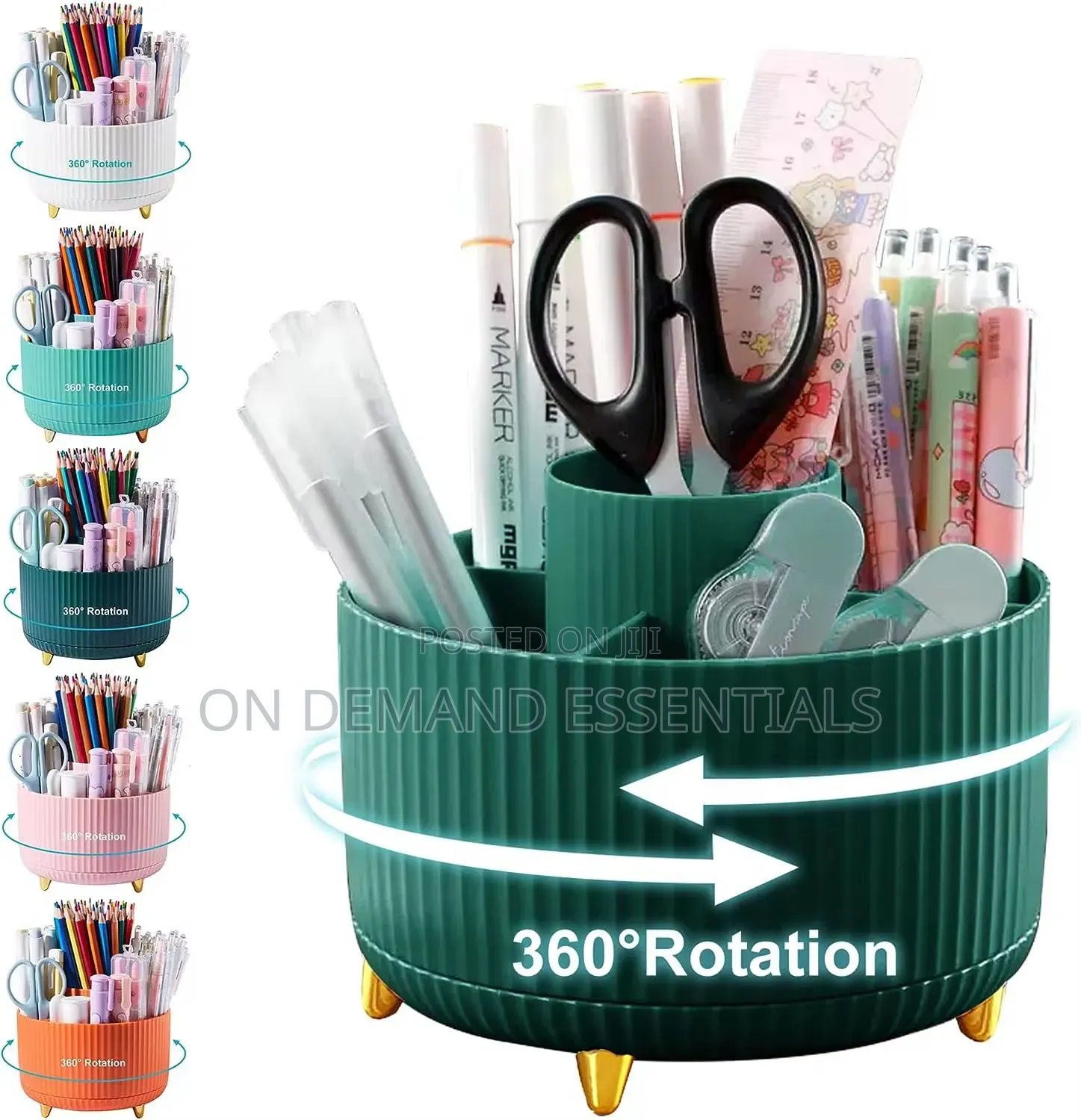 Stress-Free 360° Rotating Desk Organizer