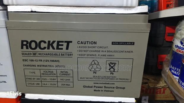 Rocket 100aH 12v Gel Battery - thumbnail 2
