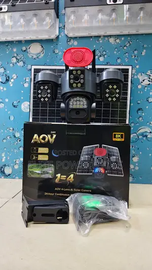 AOV 4 Lens AI Solar 4G Camera