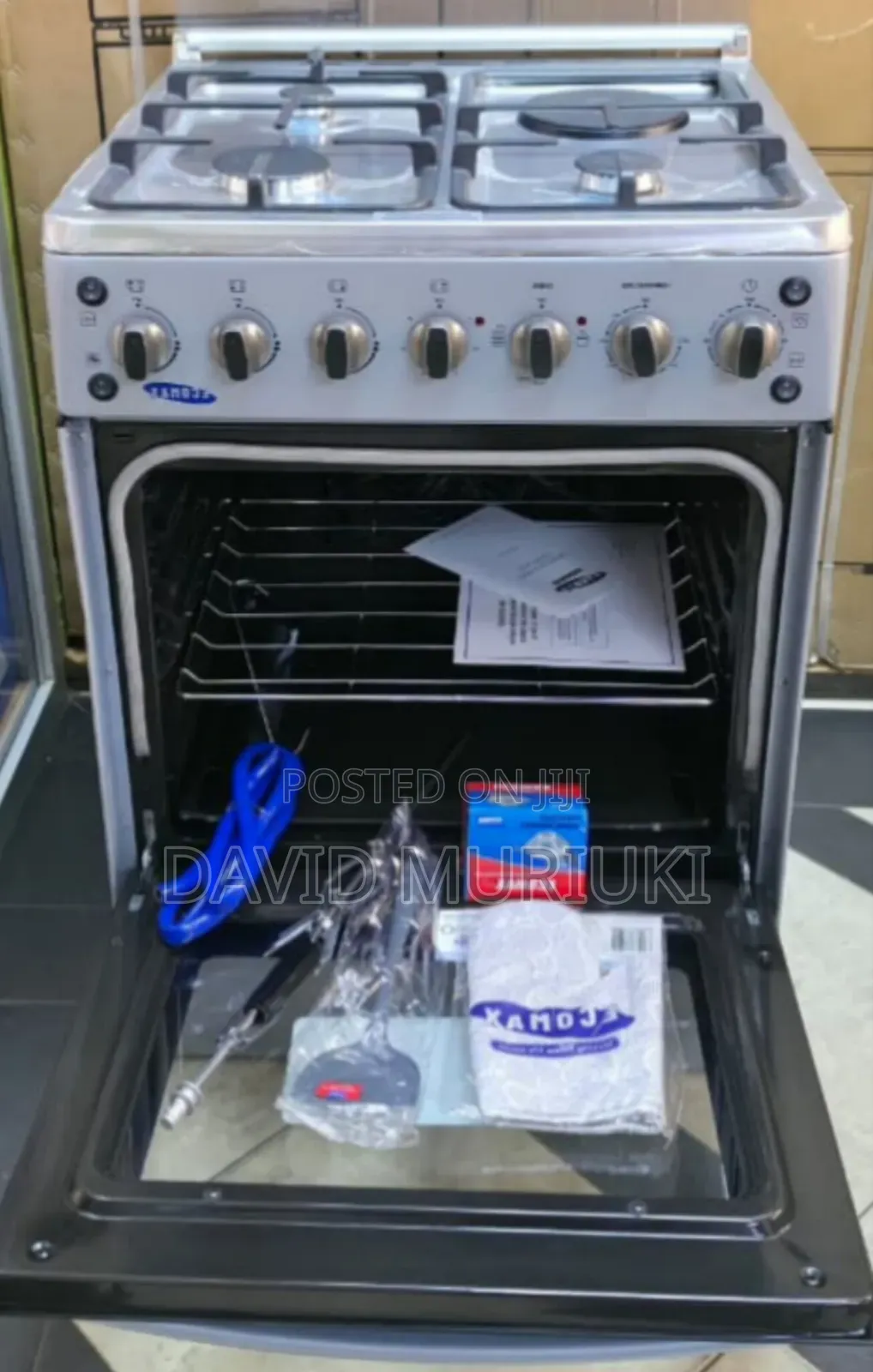 Ecomax Standing Cooker 60×60 3G + 1 Electric Hot Plate Electric Oven