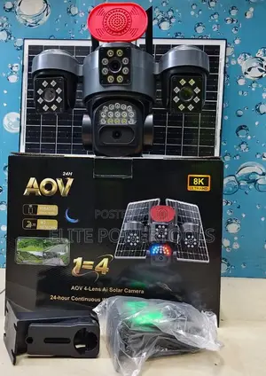 AOV 4 Lens AI Solar 4G Camera