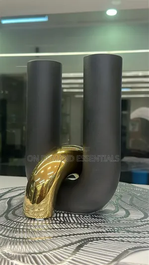 Noir Curve Vase a Bold and Sophisticated