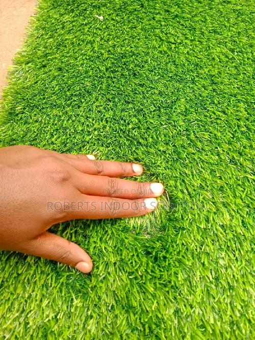 Grass Carpet With a Smooth Texture