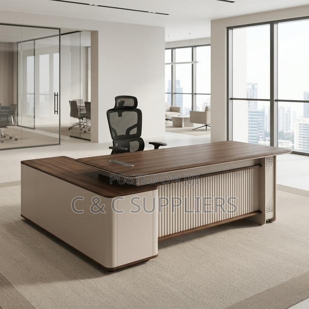 CEO Imported L-Shaped Table-1600mm - thumbnail 2