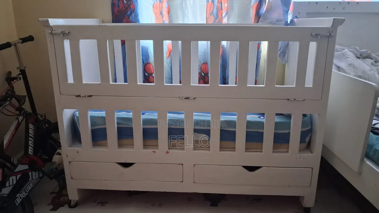 Convertible Baby Bed With Mattress