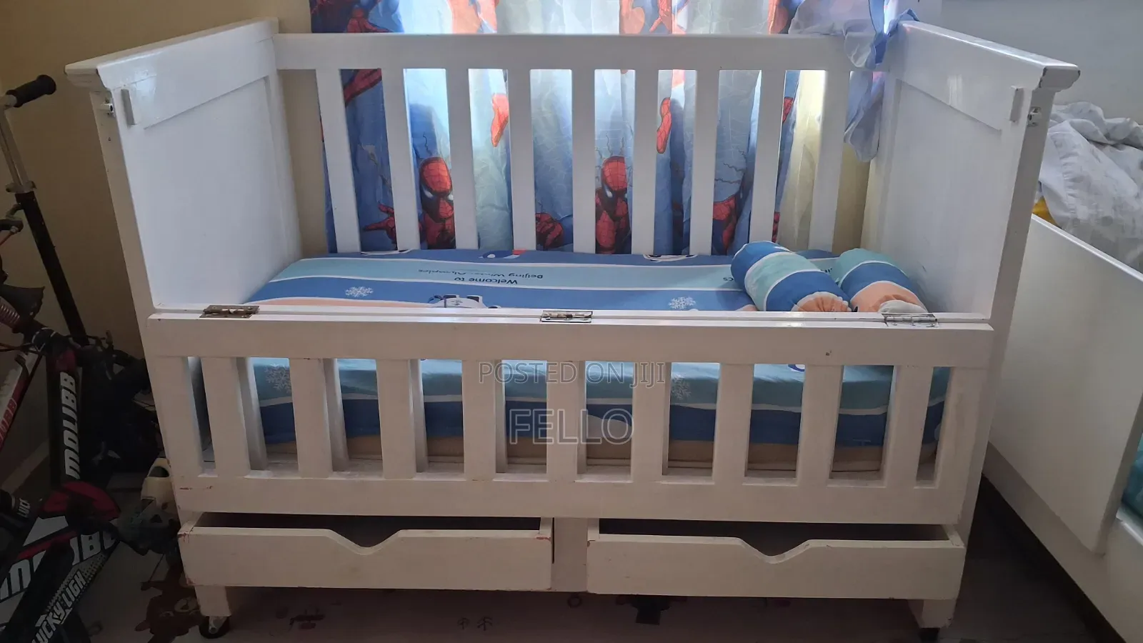 Convertible Baby Bed With Mattress