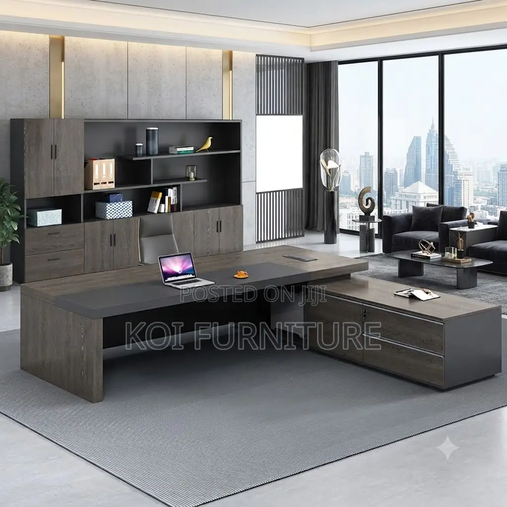 Office Desk; 1.6 Meter Premium Construction Executive Office Desk