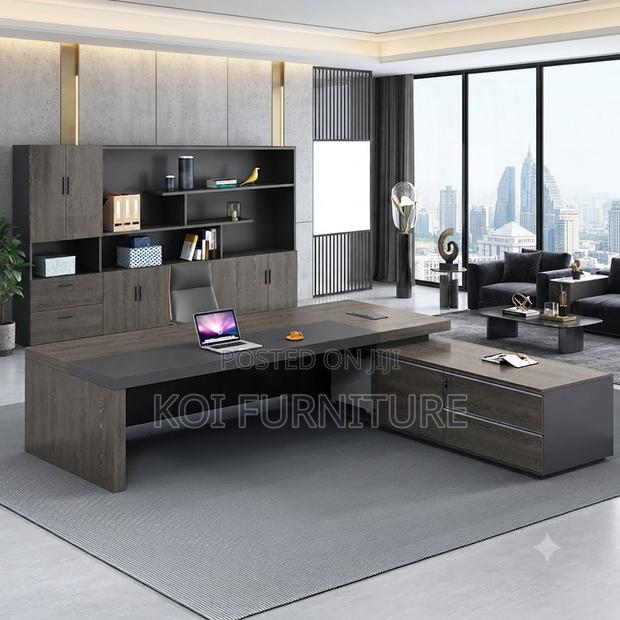 Office Desk; 1.6 Meter Premium Construction Executive Office Desk - thumbnail 3