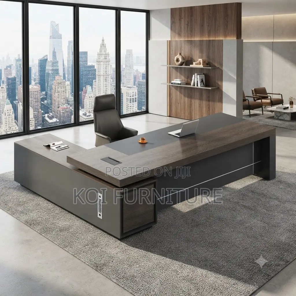 Office Desk; 1.6 Meter Premium Construction Executive Office Desk