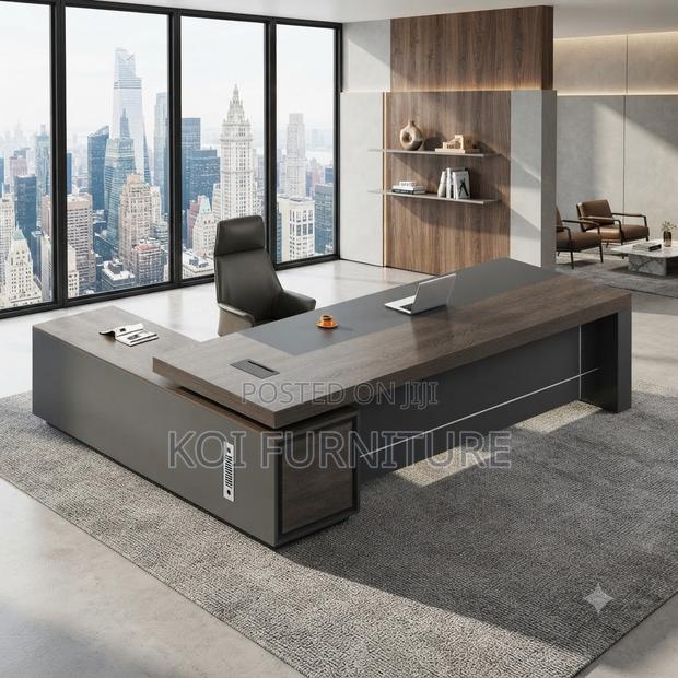 Office Desk; 1.6 Meter Premium Construction Executive Office Desk - thumbnail 4