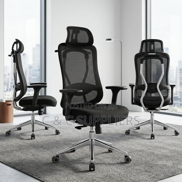 Modern Orthopedic Mesh Boss Chair - thumbnail 5
