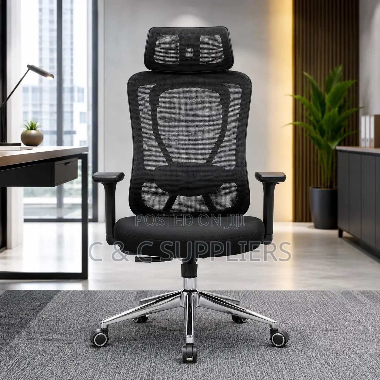 Modern Orthopedic Mesh Boss Chair