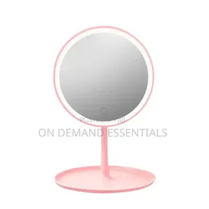 LED Makeup Mirror With a Storage Tray