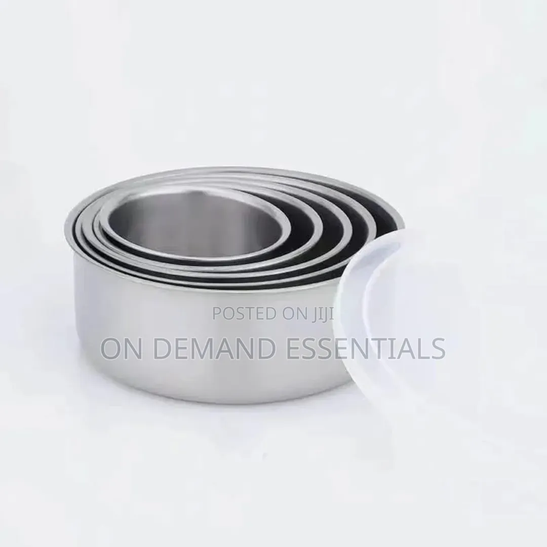 5pcs Stainless Steel Fresh Storage Box