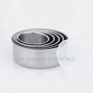 5pcs Stainless Steel Fresh Storage Box