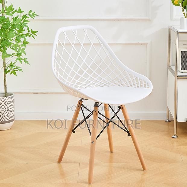 Dining Chairs; Modern Plastic Style Home Kitchen Dining Chairs - thumbnail 8