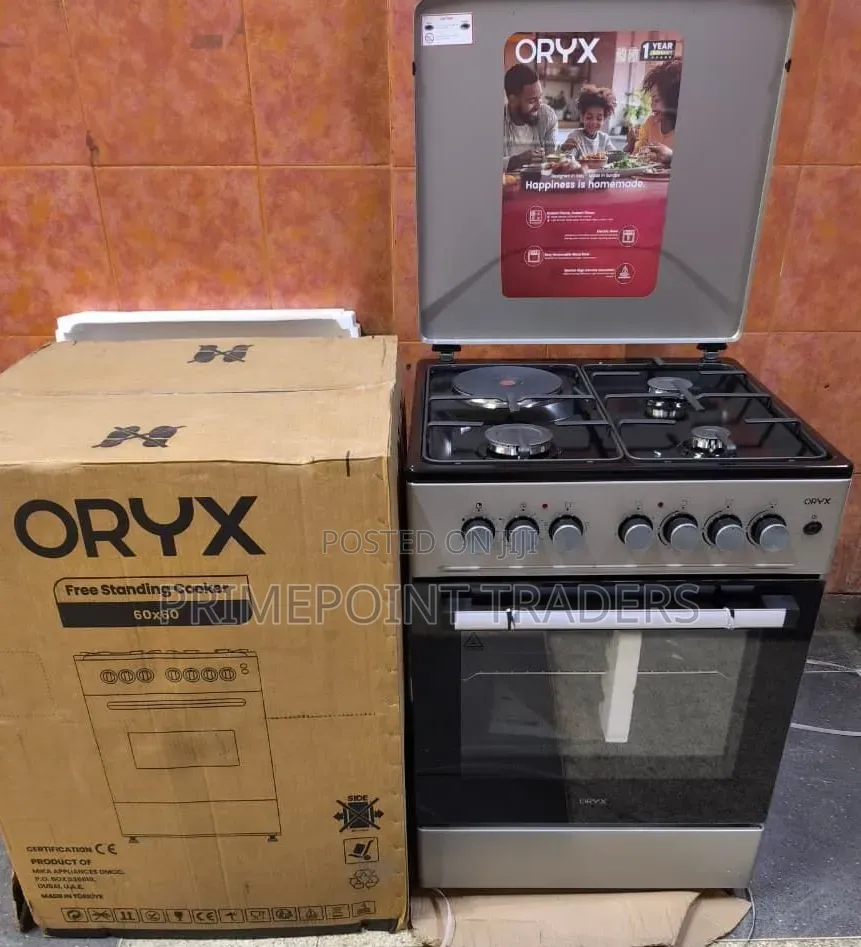 Mika Cooker Oryx Standing Cooker 60*60 3+1 Electric Oven