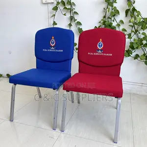 Interlocking Fabric Padded Church Chair