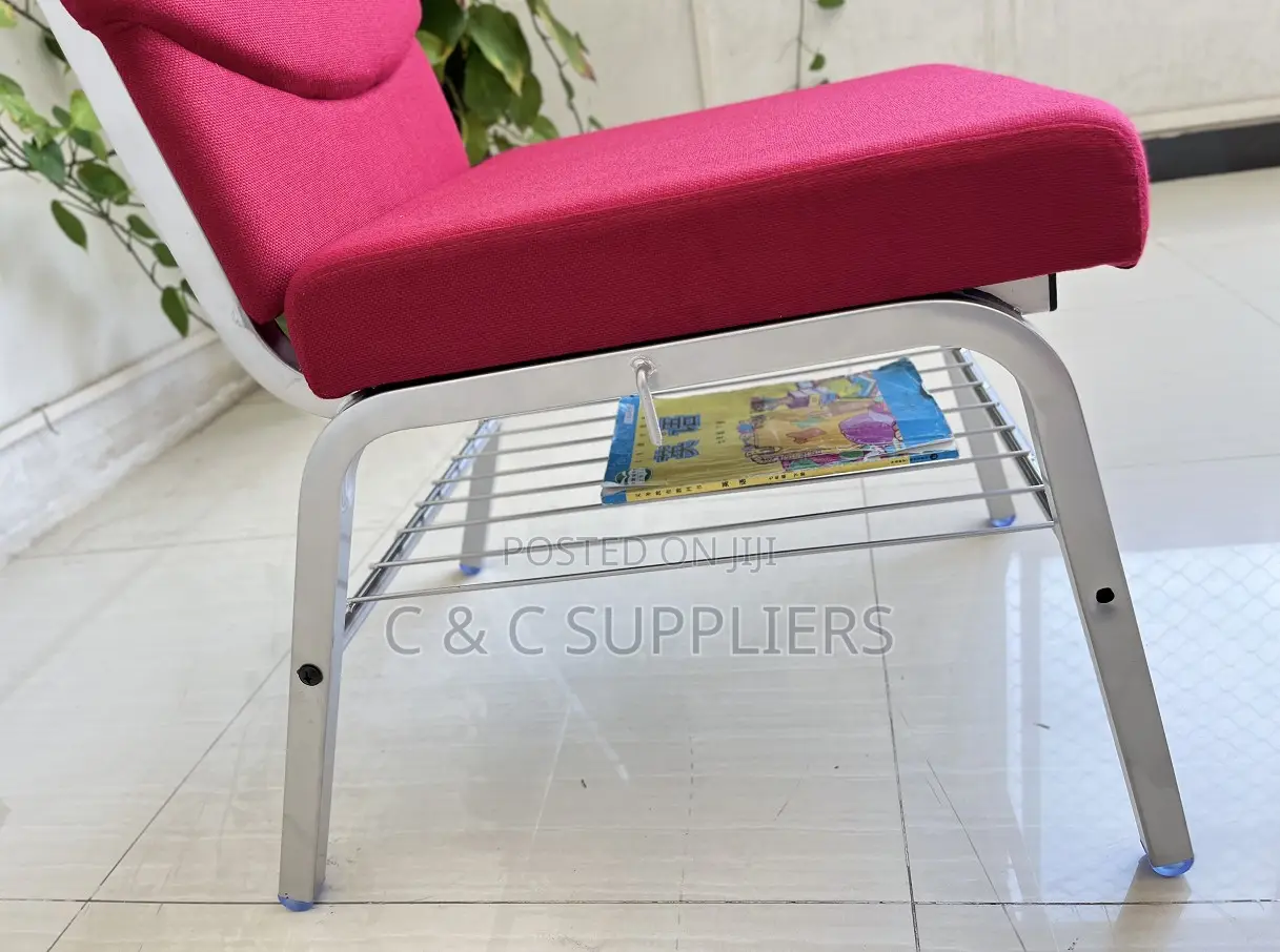 Interlocking Fabric Padded Church Chair