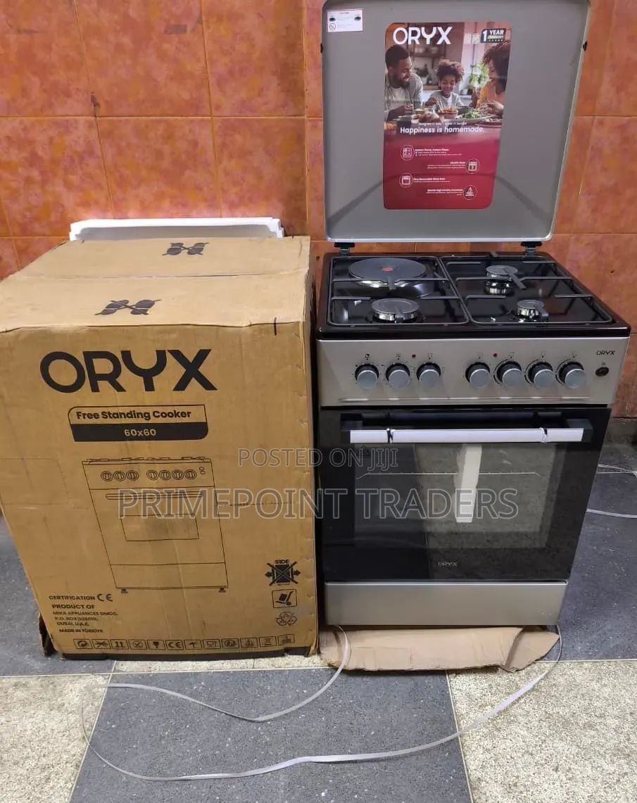 Modern Mika ORYX 60cm Cooker With Electric Oven Rapid Hot Plate