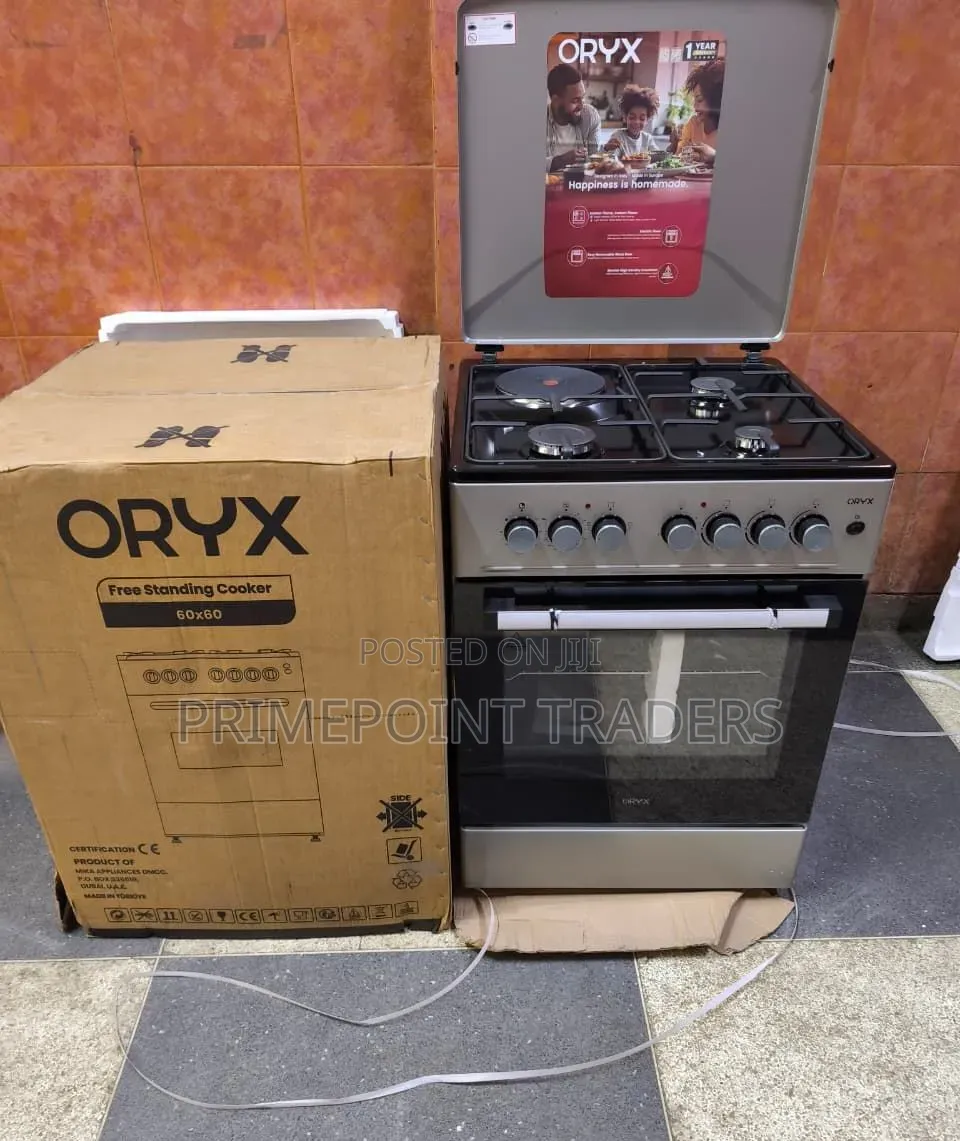 Modern Mika ORYX 60cm Cooker With Electric Oven Rapid Hot Plate