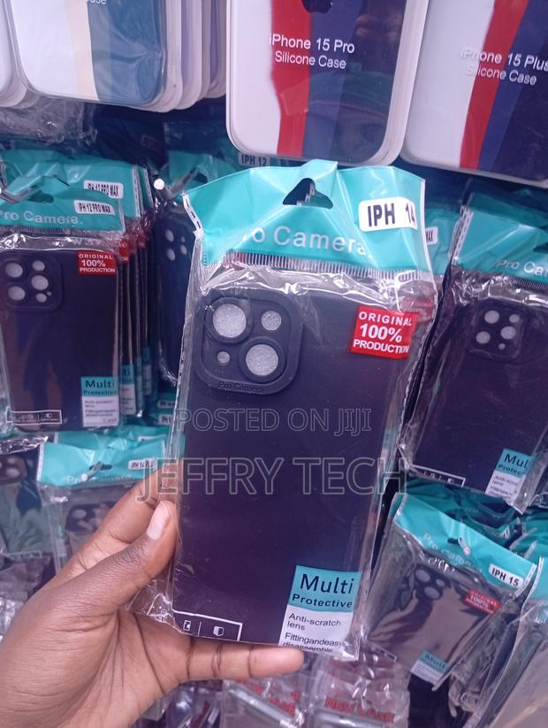 IPH 14 PRO MAX Shock-Absorbent TPU or Silicone Cover