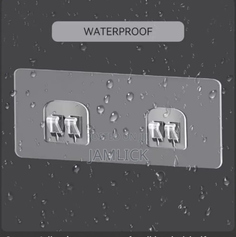 10pcs Strong Adhesive Waterproof Wall Hooks Shelf Stickers – Cr