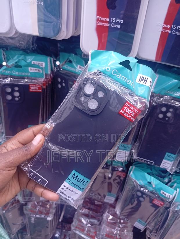 IPH 14 PRO MAX Shock-Absorbent TPU or Silicone Cover - thumbnail 2