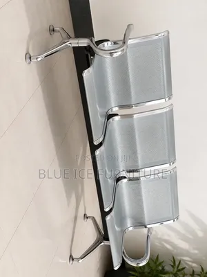 Executive 3 Seater Chrome Waiting Bench