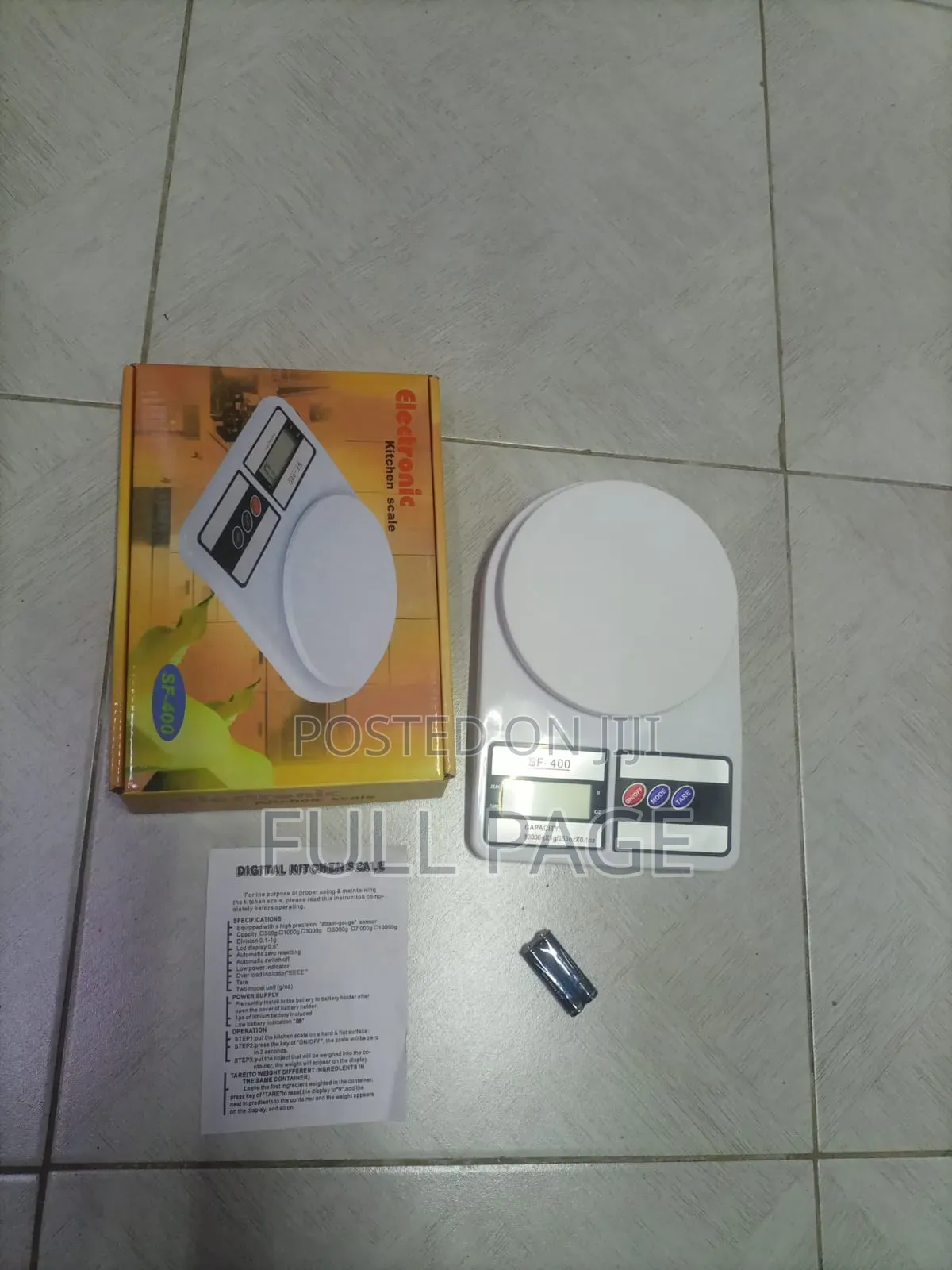 Electronic Kitchen Scale