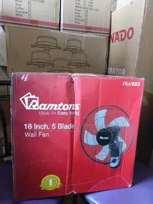 Brand New Ramtons 16 Inch Wall Fan With 1 Year Warranty