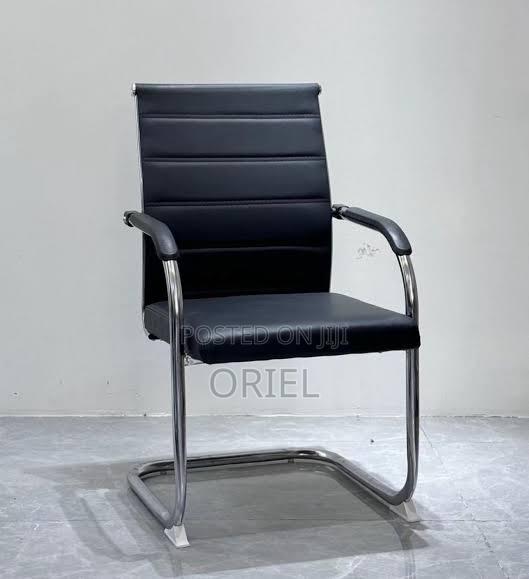 Office Chair : Office Leather Ergonomic Conference Chair - thumbnail 4