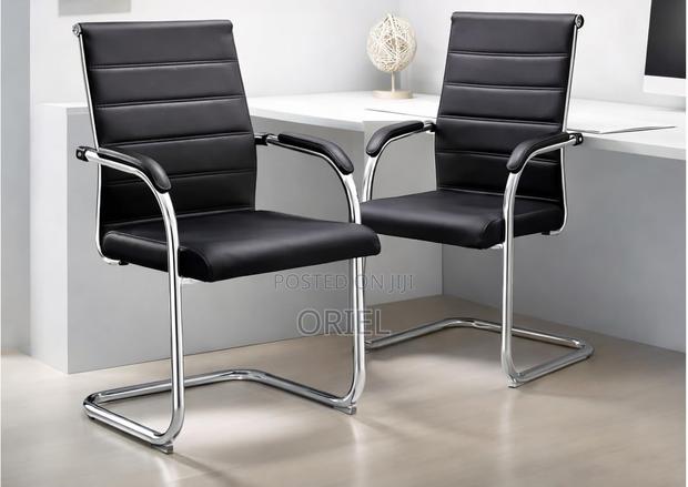 Office Chair : Office Leather Ergonomic Conference Chair - thumbnail 6