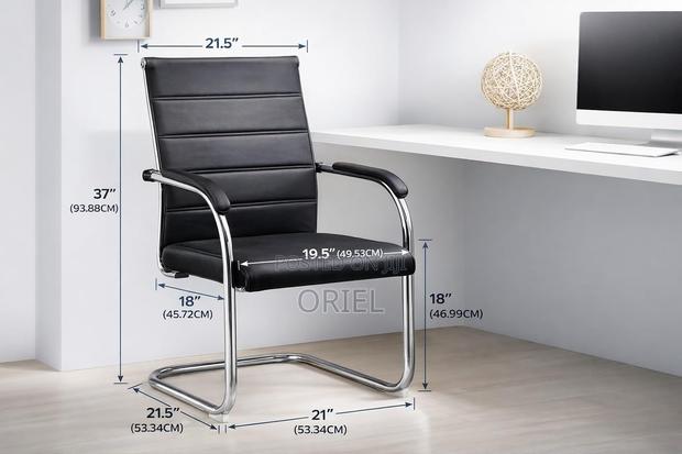 Office Chair : Office Leather Ergonomic Conference Chair - thumbnail 7