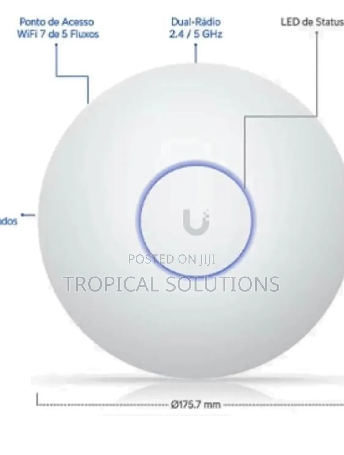 Ubiquiti U7-Lr Unifi WiFi 7 Long Range Access Point